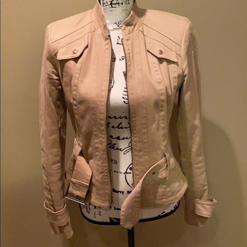 Cache tan blazer jacket 4 - Picture 9 of 11